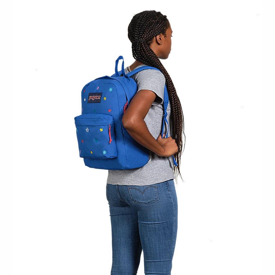 Sac à Dos Scolaire JanSport KIDCORE CHARMS BUNDLE Bleu | EUR-62351909